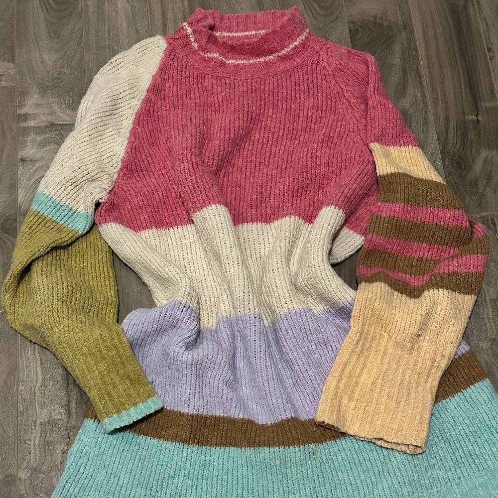 Cozy oversized colorful Pullover from ESTEVE